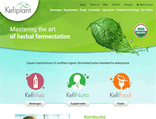 Tablet Screenshot of kefiplant.com